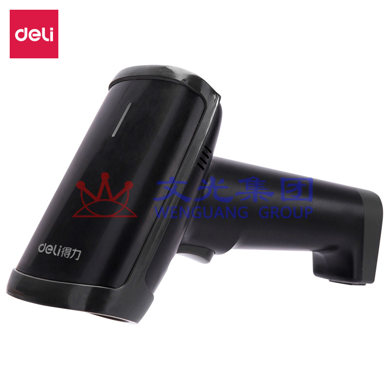 得力14950有线一二维扫码枪 影像式条码扫描器(黑) SKU:WG0107996