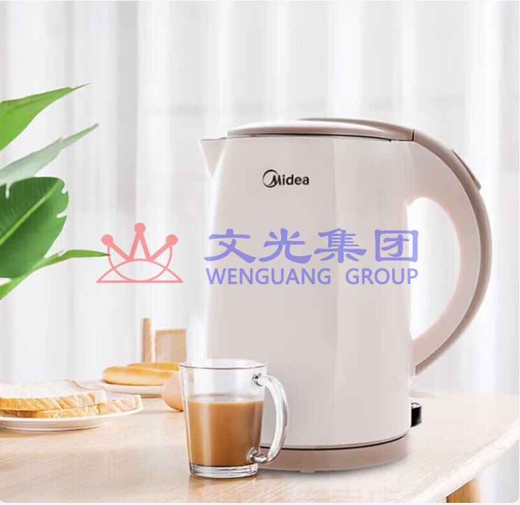 美的 1.5升电水壶304不锈钢双层防烫自动断电 H415E2J SKU:TP0015302