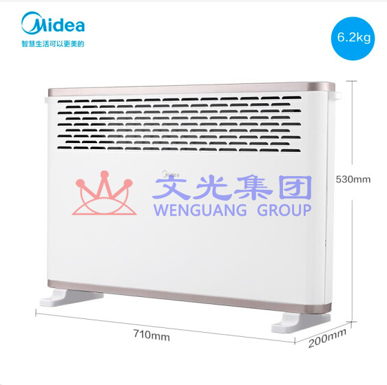 美的 HDY20K 取暖器 2000W 家用电暖器电暖气 SKU:WG0101235