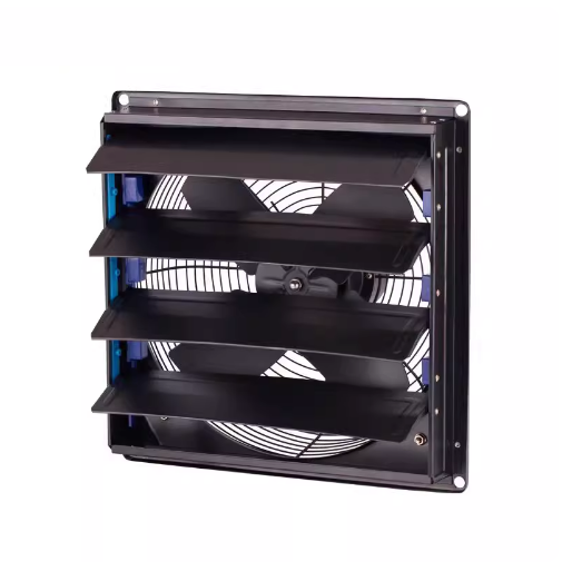 带百叶方型工业排气扇 DF-40   400mm排气扇 SKU：YZ120492