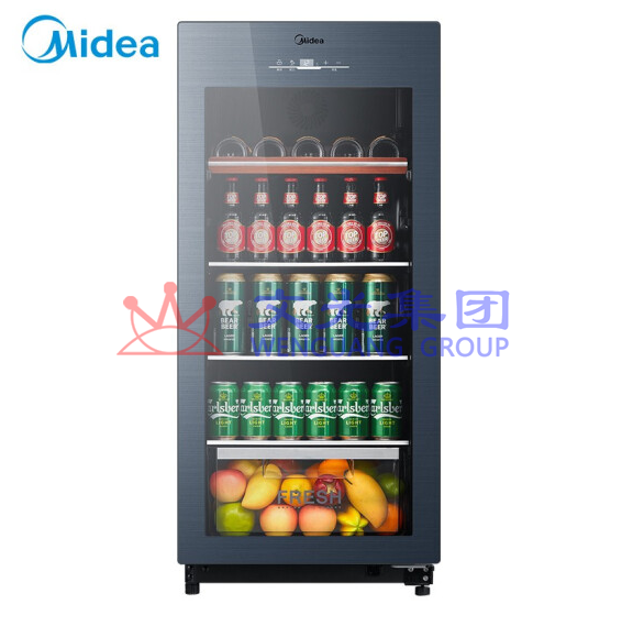 美的(Midea)140升红酒柜保鲜柜 冰吧家用冷藏柜冰柜 JC-140GEM 货号:LJ SKU:WG0114095