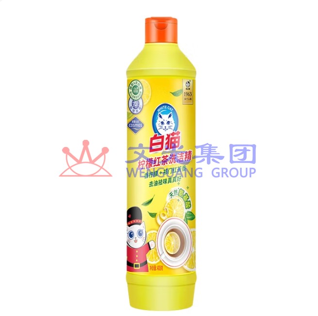 白猫 洗洁精408g 洗涤灵 洗洁剂(30瓶/件) SKU:TP0016318