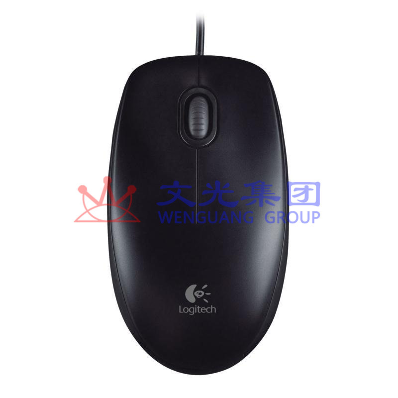 罗技 M100r 有线鼠标 黑色 SKU：WG0085600