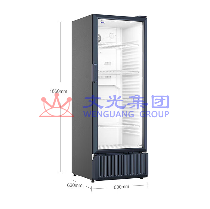 海尔 冷柜展示柜 冷藏保鲜柜 一级能效节能省电冷藏柜 单门5层SC-339J SKU:WG0119317