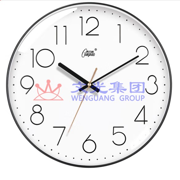 康巴丝  挂钟创意简约钟表  14英寸挂表35cm 3220 SKU：WG0141684