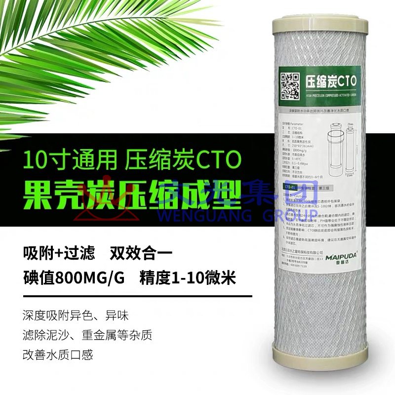 活性炭滤芯 滤芯10寸 SKU:WG00021586