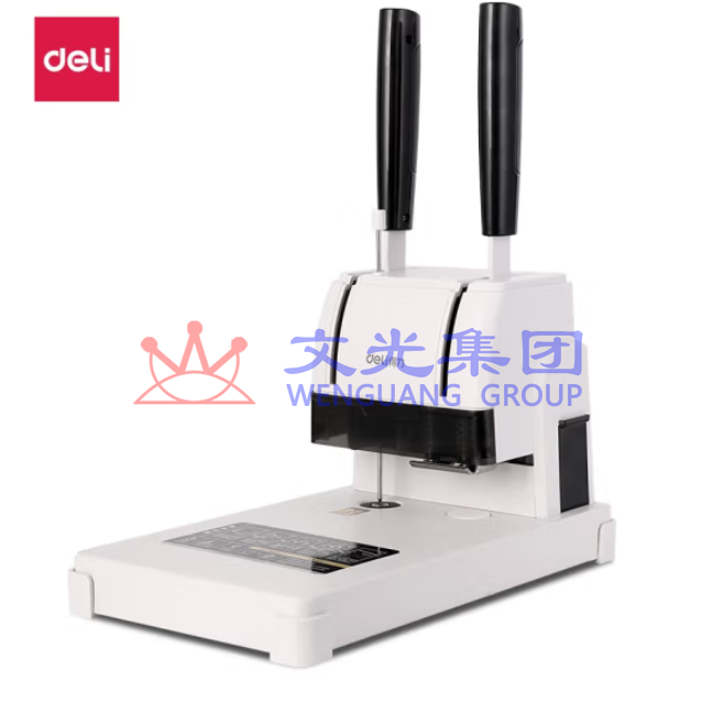 得力 3888 装订机 会计手动打孔自动电动 热熔铆管打孔机300页 SKU:WG0022072