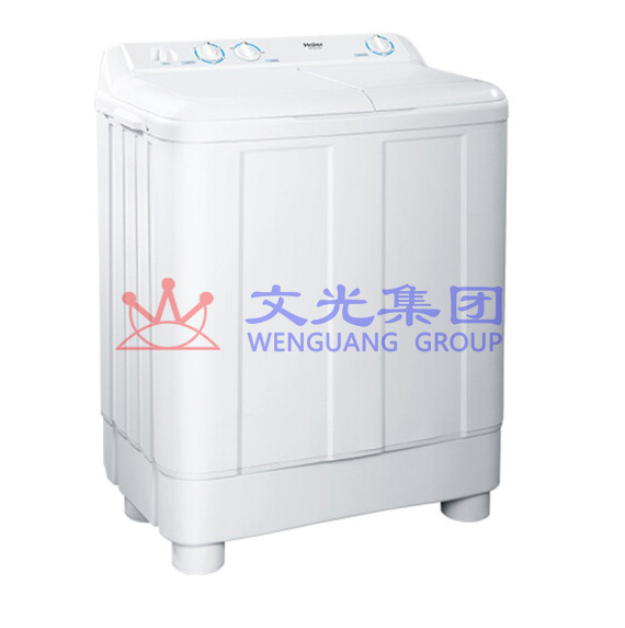 海尔(Haier)10公斤半自动洗衣机双桶双缸大容量强劲动力简洁操作方便移动XPB100-628S SKU:WG0107981