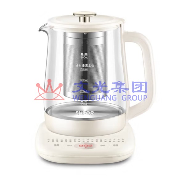 苏泊尔（SUPOR）SW-18YJ15A    1.8L 养生壶 煮茶器 花茶壶电茶壶 304不锈钢 玻璃面板带滤网   货号：JC SKU：WG0103152